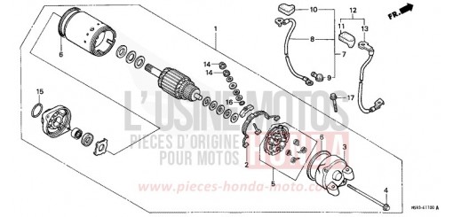 MOTEUR DE DEMARRAGE NTV650P de 1993